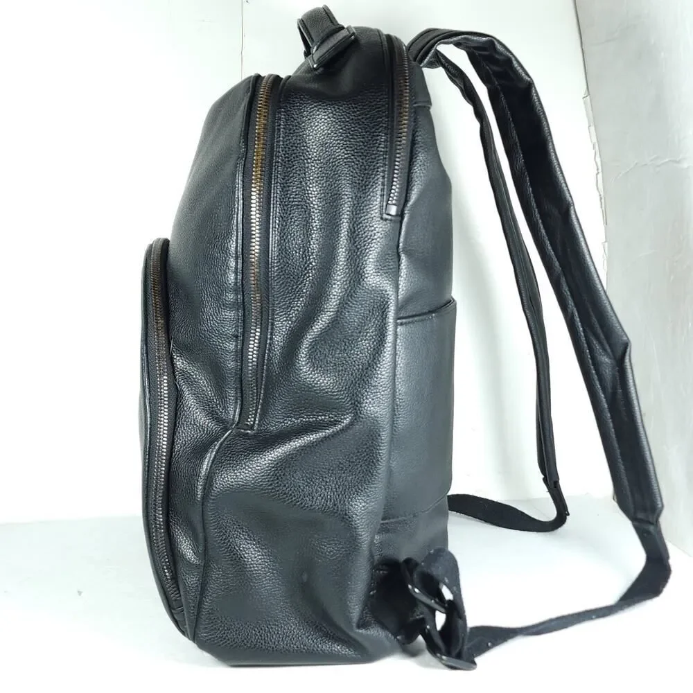 Away X Kode With Klossy Black Leather Travel Minimalist Backpack